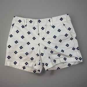 Preppy Pattern Chino Shorts Tommy Hilfiger Women Size 4